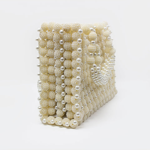 HAND MADE ANGORI PEARL HAND BAG KKB-03