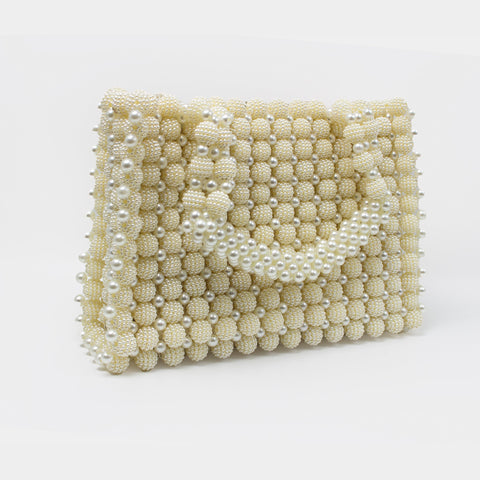 HAND MADE ANGORI PEARL HAND BAG KKB-03