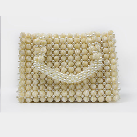 HAND MADE ANGORI PEARL HAND BAG KKB-03