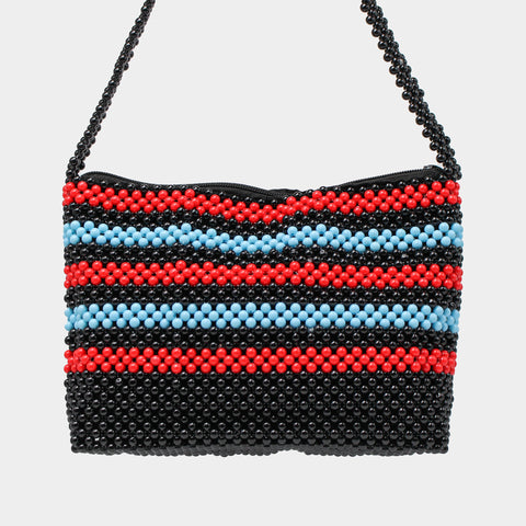 HANDMADE MATE PEARL HAND BAG - MULTI COLOR KKB11