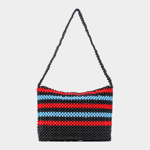 HANDMADE MATE PEARL HAND BAG - MULTI COLOR KKB11