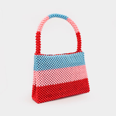 HANDMADE MATE PEARL HAND BAG - MULTI COLOR KKB-08