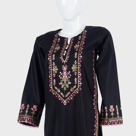 02 PCS Embroidered winter cotton suit (KRAFT KURTA-06