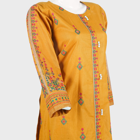 02 PCS Embroidered winter cotton suit (KRAFT AIRLINE SHIRT-04)