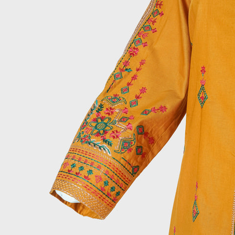 02 PCS Embroidered winter cotton suit (KRAFT AIRLINE SHIRT-04)